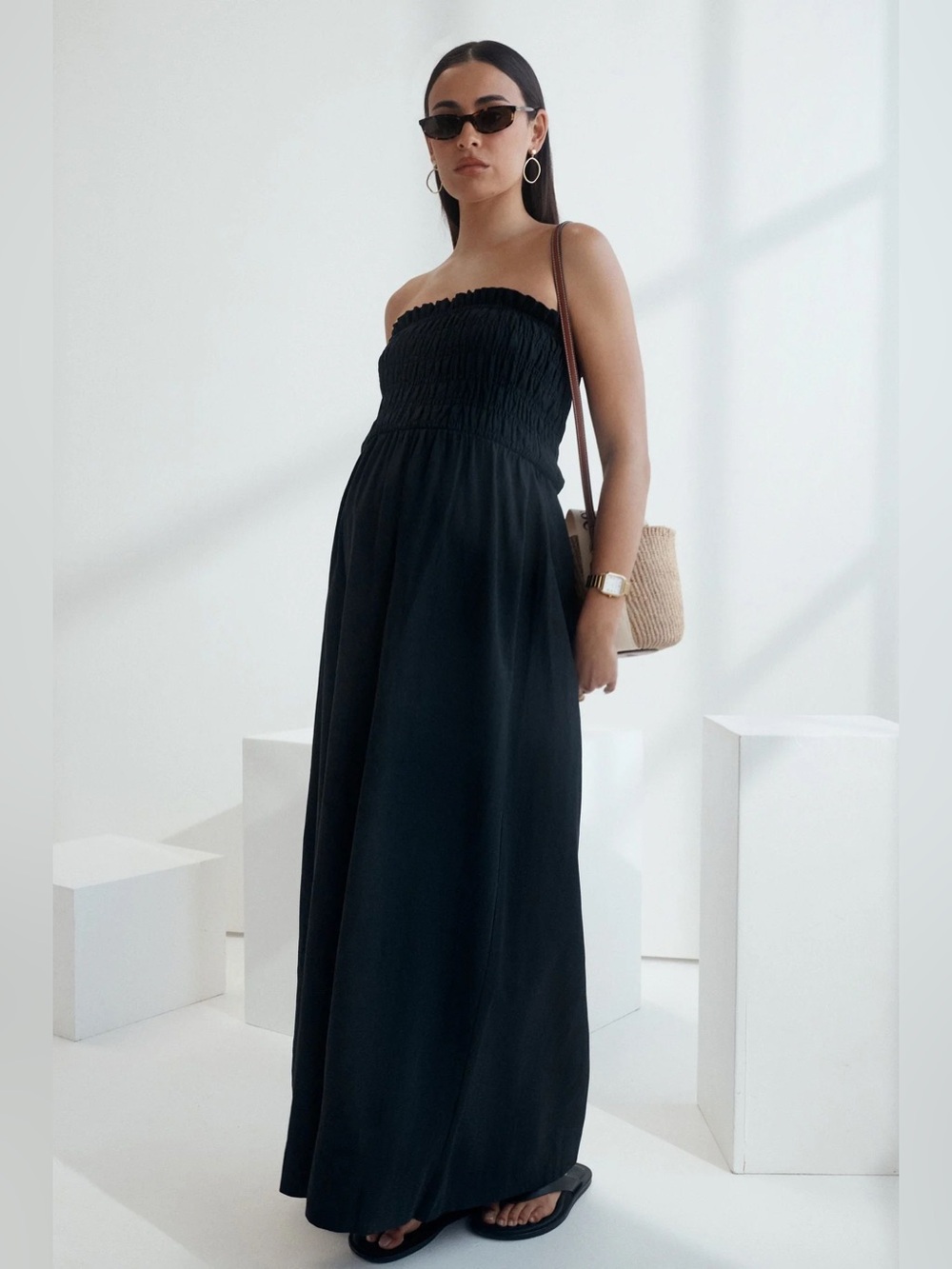 Legoe Heritage Margot Maxi Dress Black